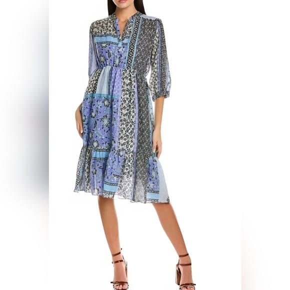 Johnny Was Patchwork Dress - Picture 1 of 6